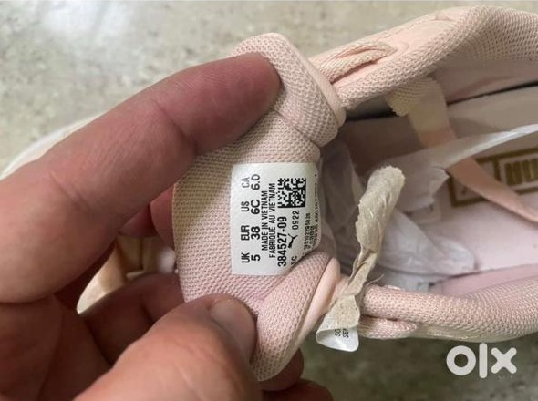 PUMA Kids Girls Mayze Leather Platform Sneakers Shoes Casual - Pink